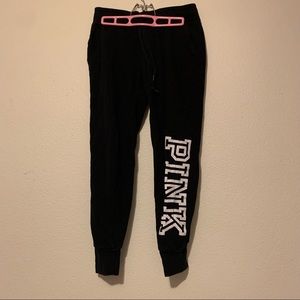 Black Everyday Lounge Skinny Jogger by VS Pink